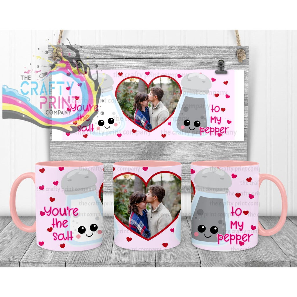 You’re the salt to my Pepper Mug - Pink Handle & Inner