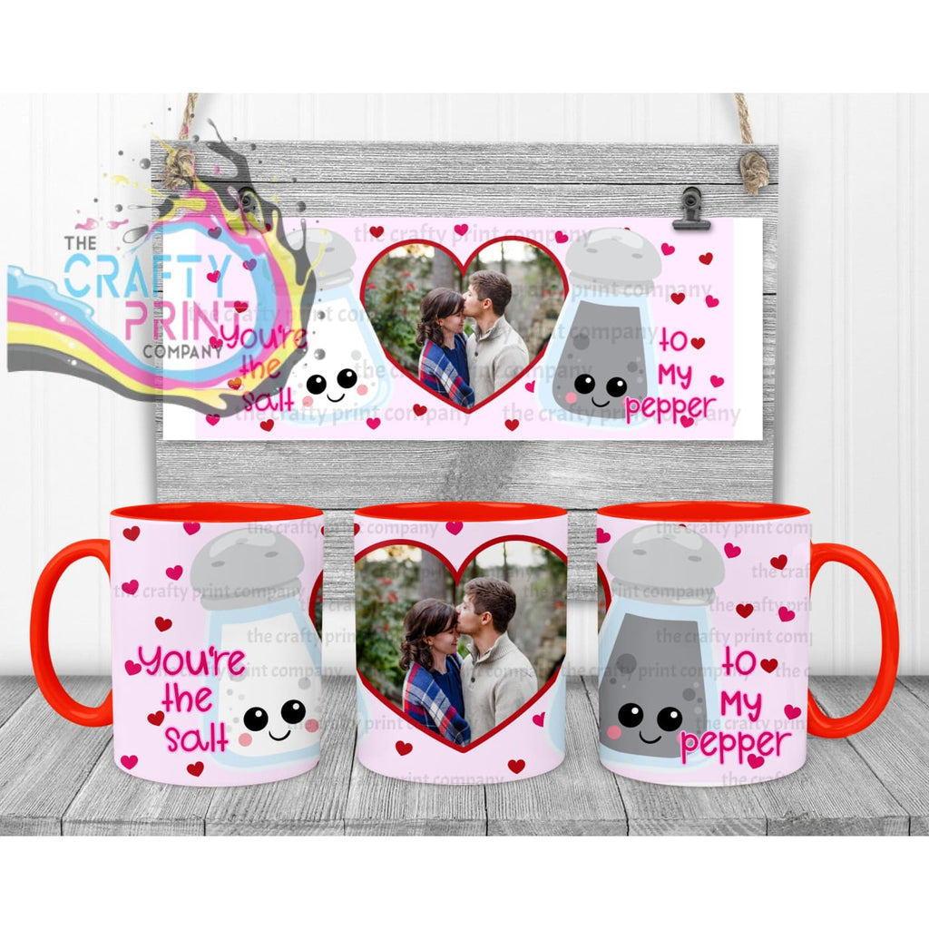 You’re the salt to my Pepper Mug - Red Handle & Inner - Mugs